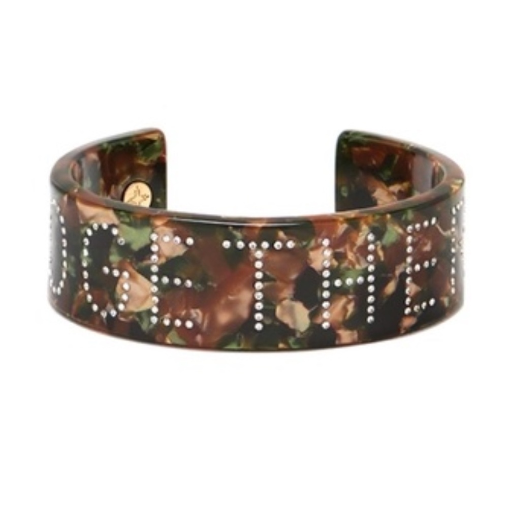 India Hicks camo and crystal bracelet